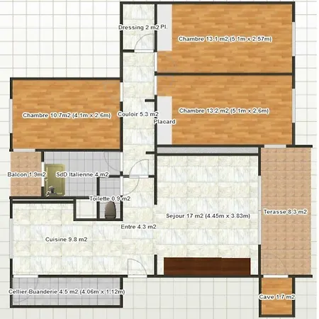 85m2, 3-bedroom In Juan Les Pins Apartamento Antibes